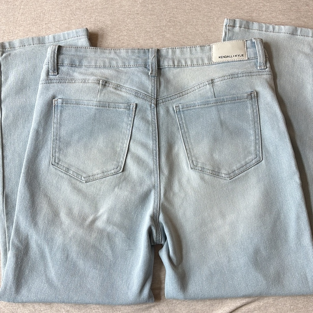 Light Blue Distressed Jeans - Picture 4 of 4